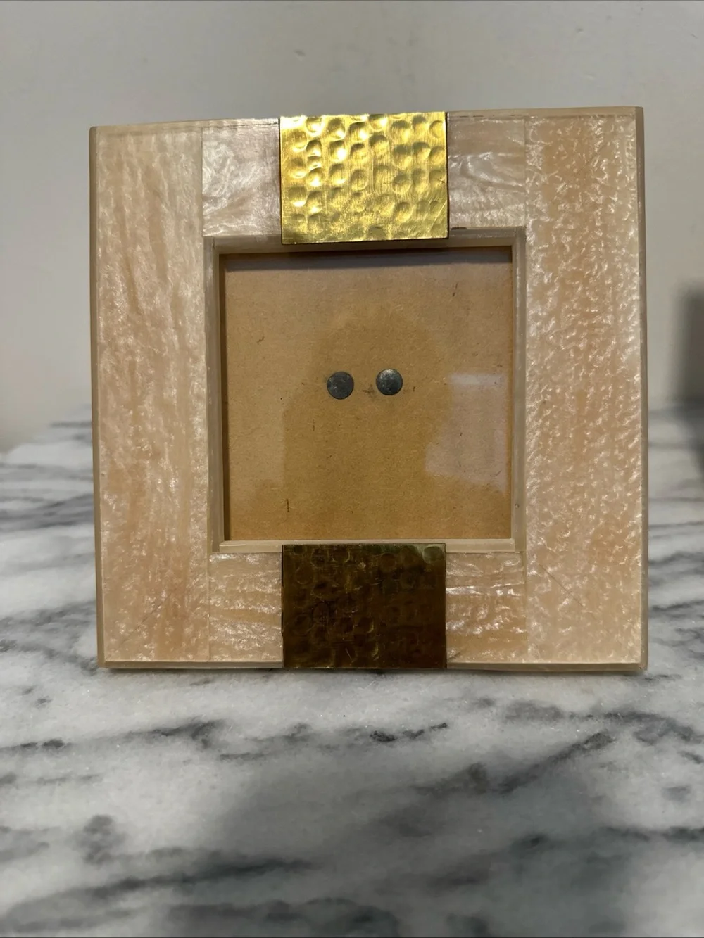 Anthropologie Neutral and Black Decorative Photo Frame Set - Home Accents